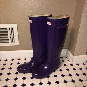 Purple Hunter Boots